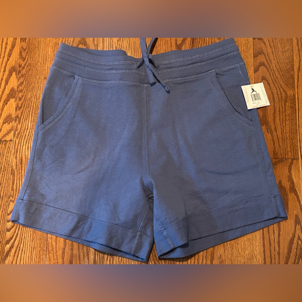 NWT Sexy Basics Cotton Blend Blue Women's Shorts Sz L